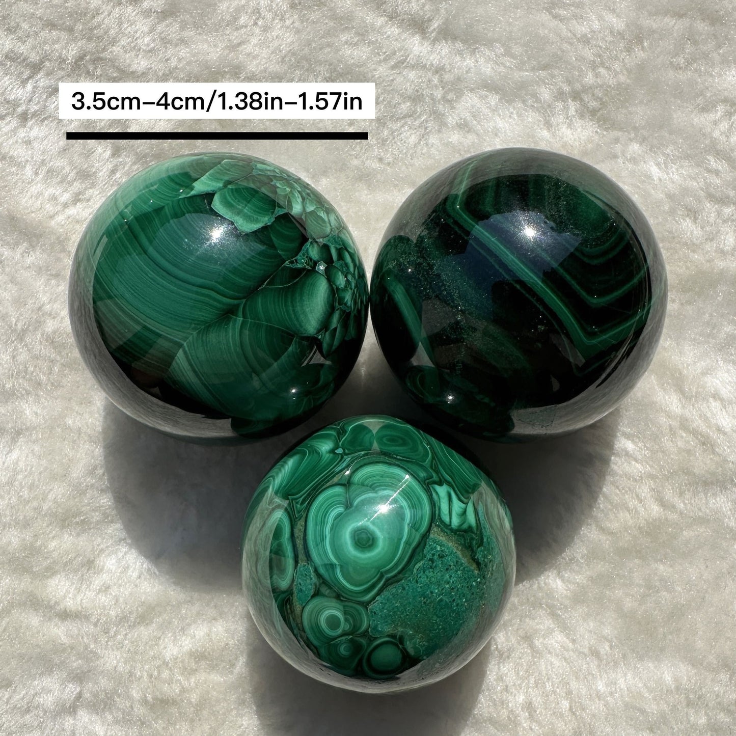 1pc Natural Malachite Crystal Sphere