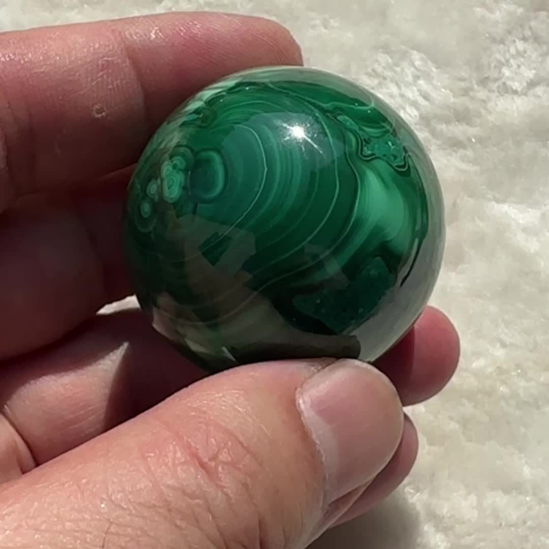 1pc Natural Malachite Crystal Sphere