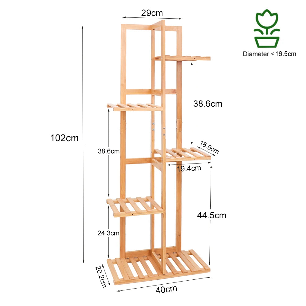 Plant Stand Rack Multiple Flower Pot Holder Shelf - Serenity Syngery Shop 