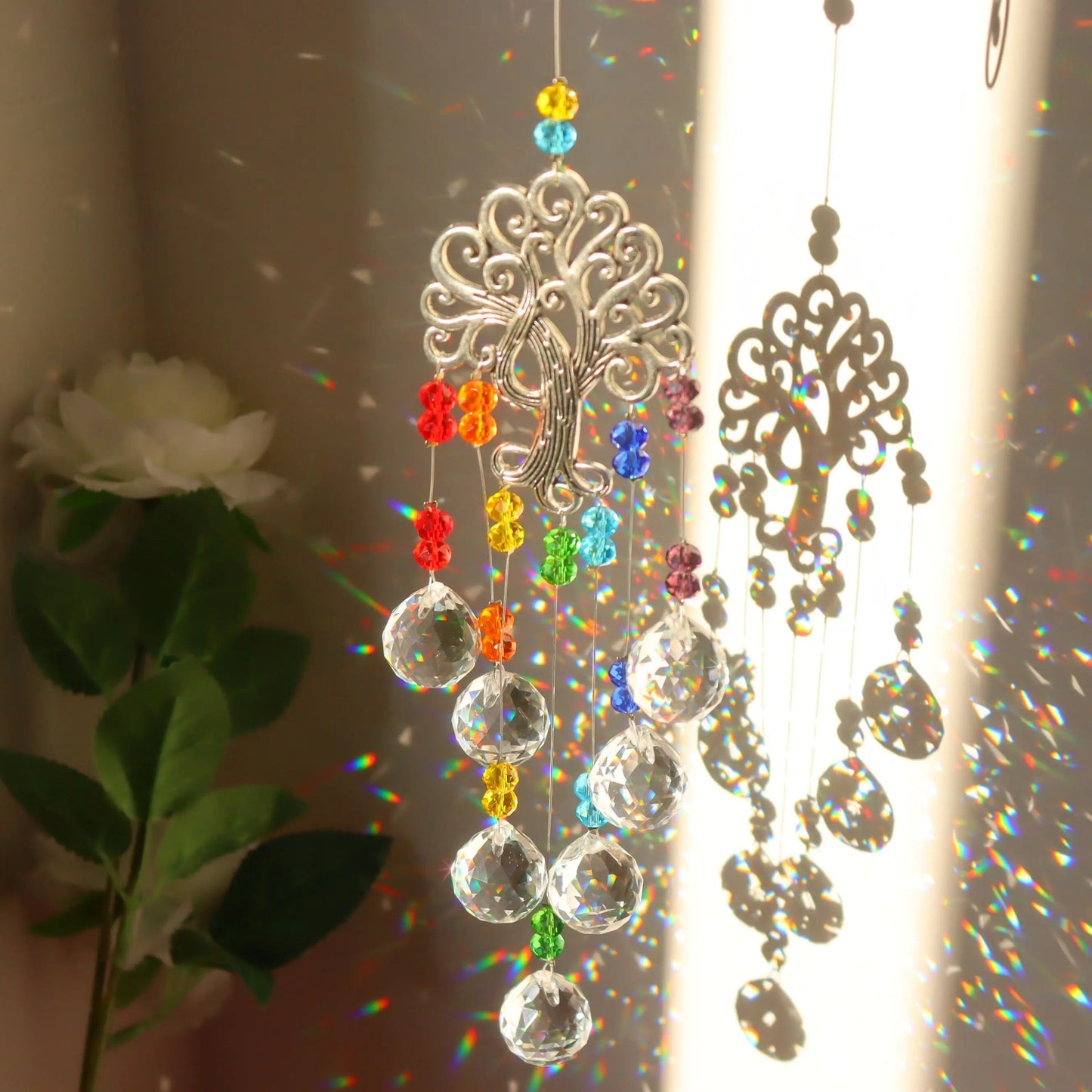 Crystal Wind Chime Rainbow Wind Chime Sun Catcher