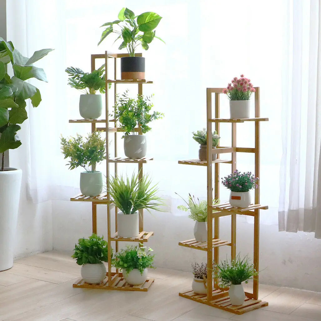 Plant Stand Rack Multiple Flower Pot Holder Shelf - Serenity Syngery Shop 