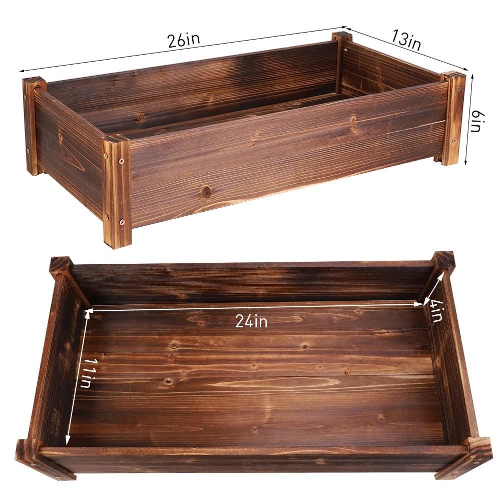 Raised Garden Bed Large Wooden Planter