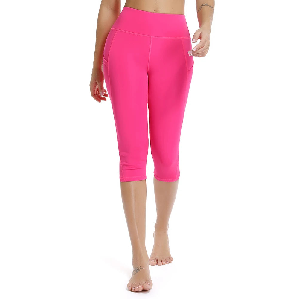 Yoga Leggings With Pocket Push Up High Waist