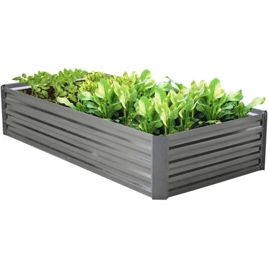 Galvanized Raised Garden Bed Steel Outdoor Planters