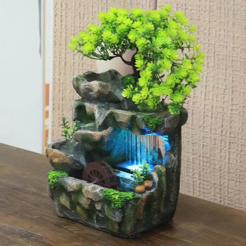 Water Fountain Rockery Landscape Ornament Zen Meditation