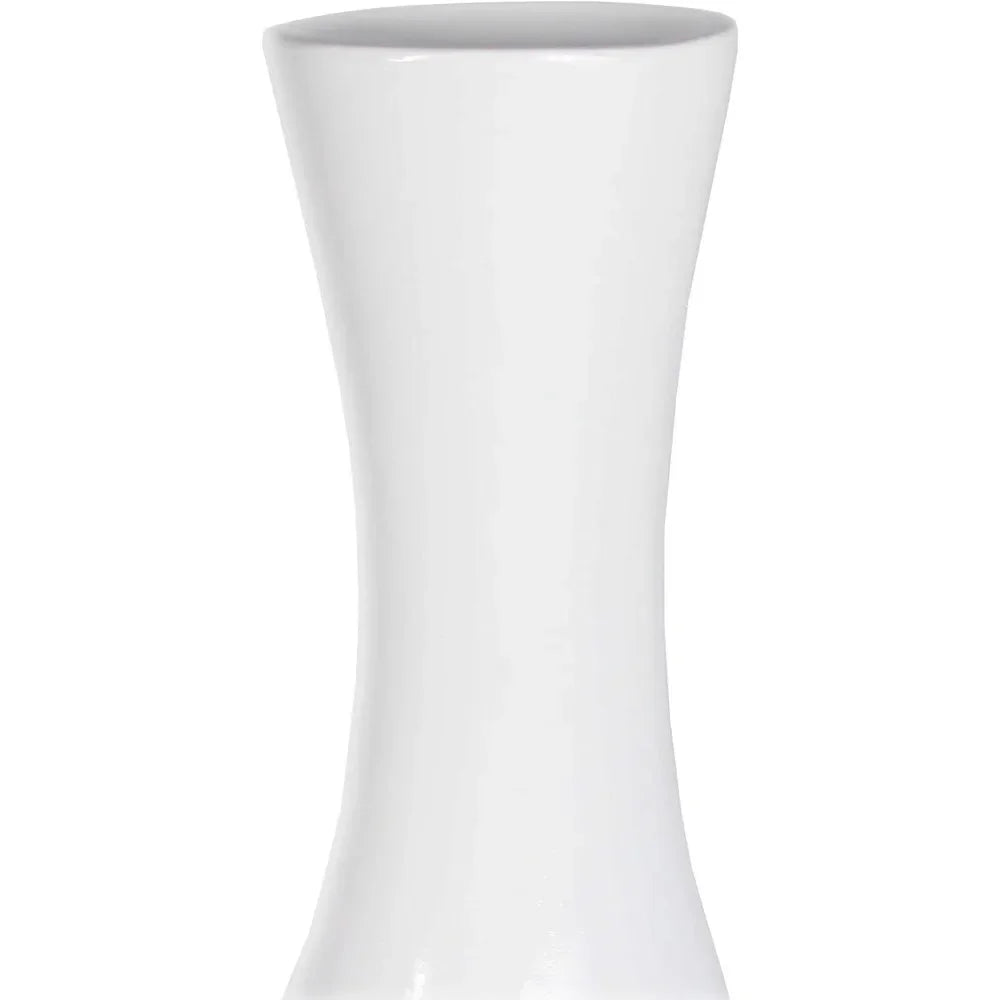 Modern Black and White Large Floor Vase