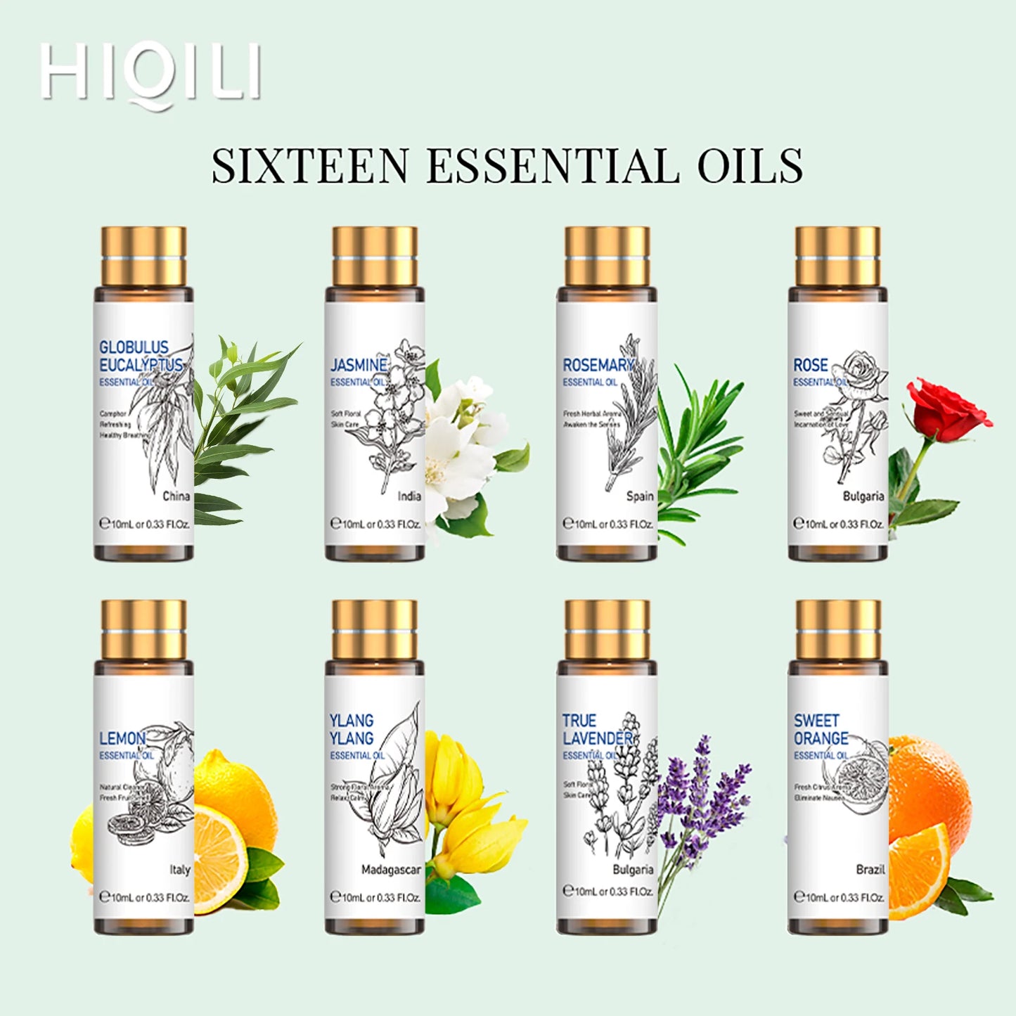 16 PCS 10ML Essential Oils Set