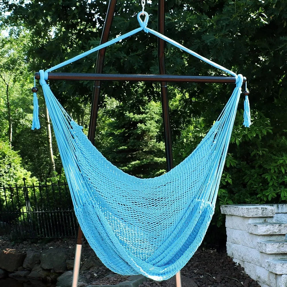 Outdoor Caribbean XL Hanging Hammock Chair Swing