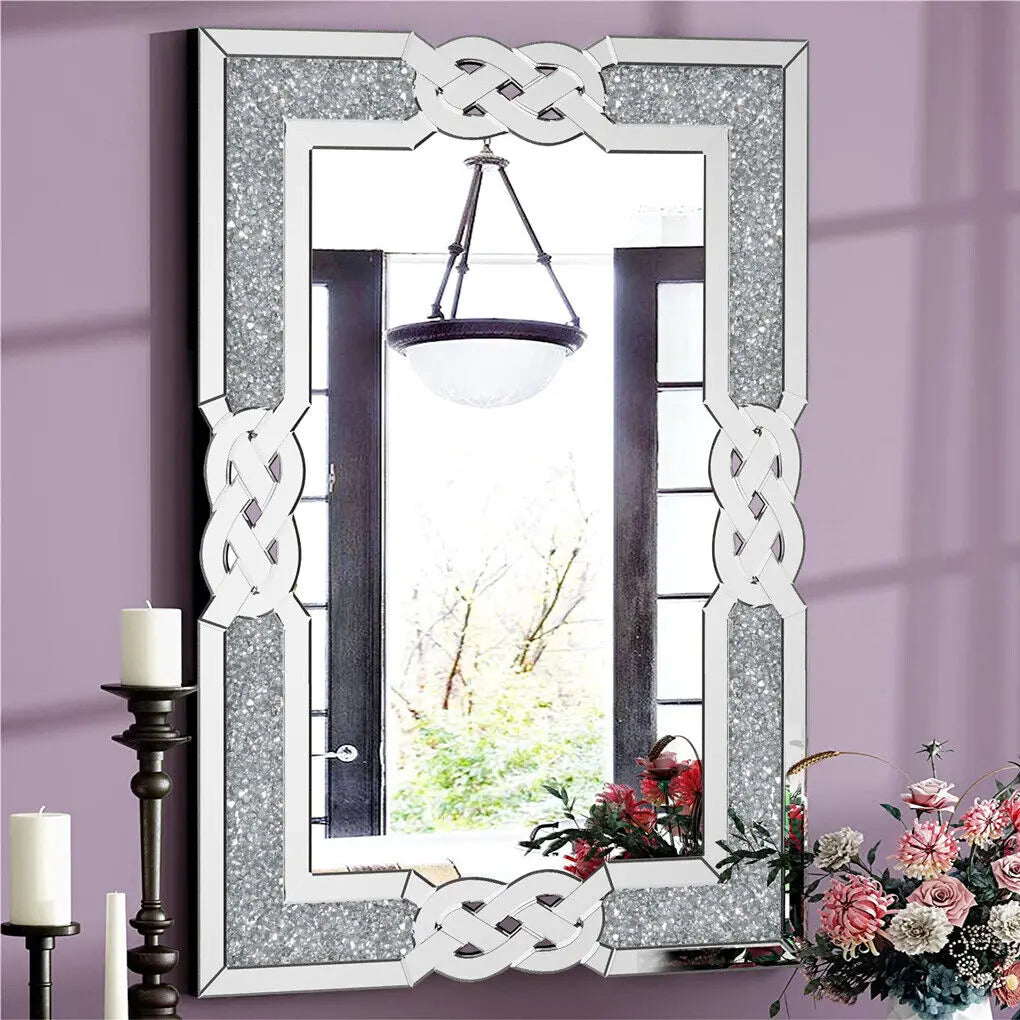 Decor Mirror Explosion-proof Crystal Crush Diamond Mirror