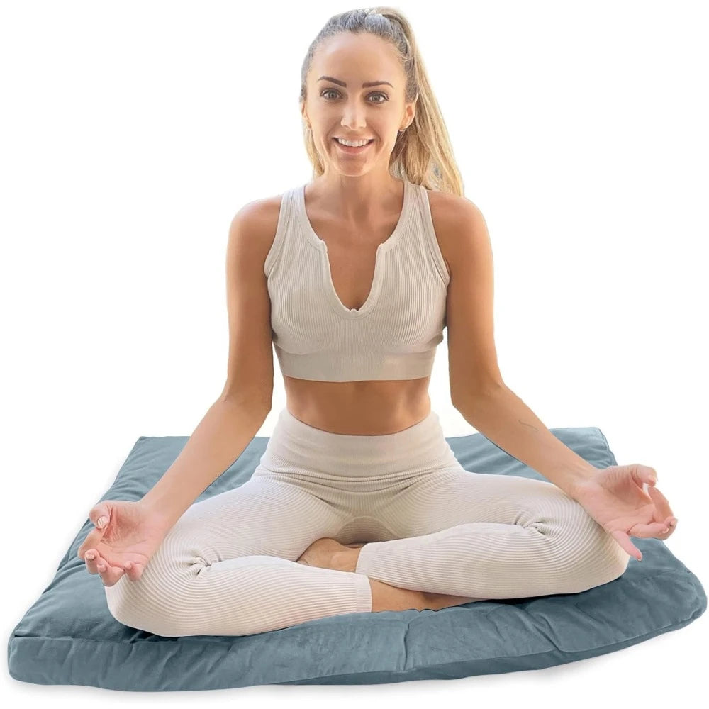 Premium Velvet Zabuton Meditation Cushion