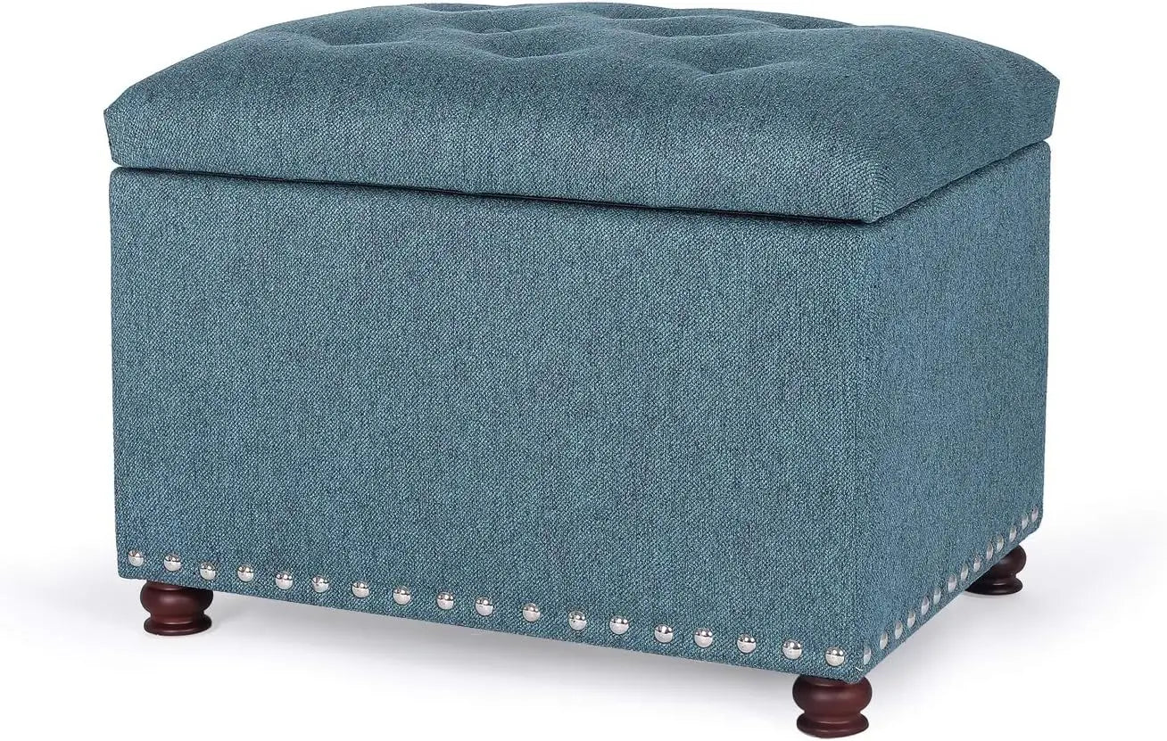 Rectangle Lift Top Storage Ottoman Bench