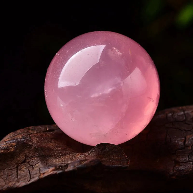 Healing Mineral Rock Polished Stone Ball W/ Stand