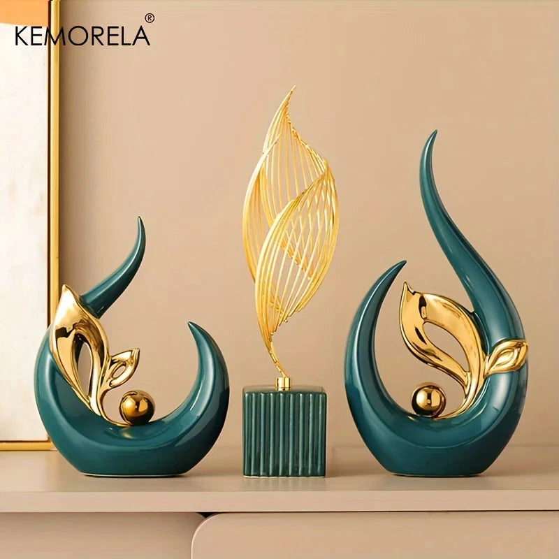 Modern Living Room Decoration Sculptures and Figurines - Serenity Syngery Shop 