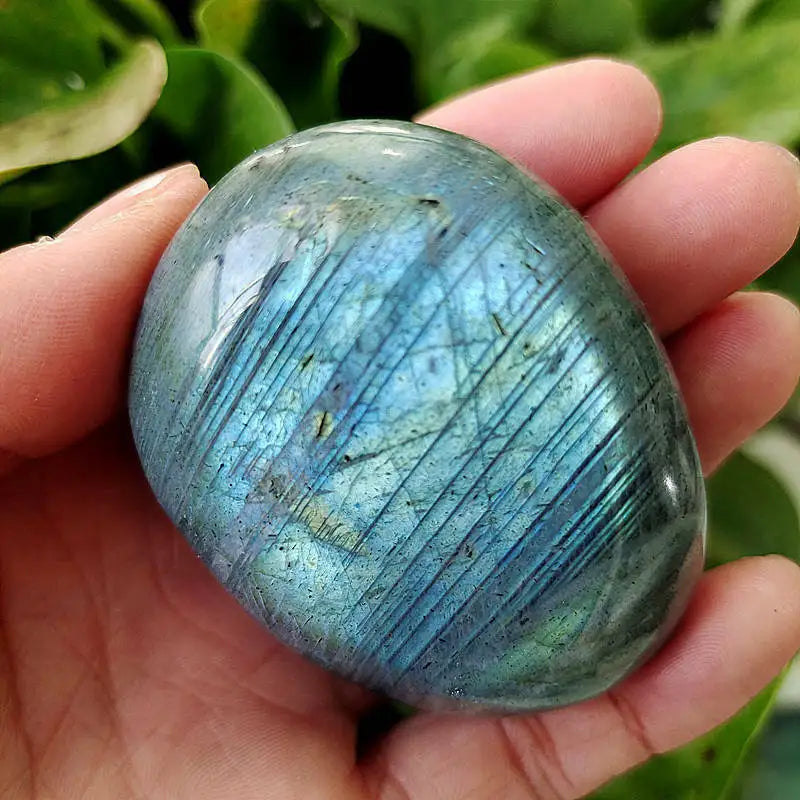 Natural Labradorite Moonstone Crystal Polished Gemstone