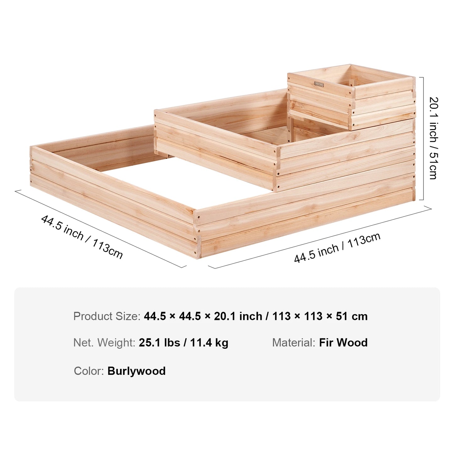 Wooden Planter Box Home Outdoor Planting Boxes