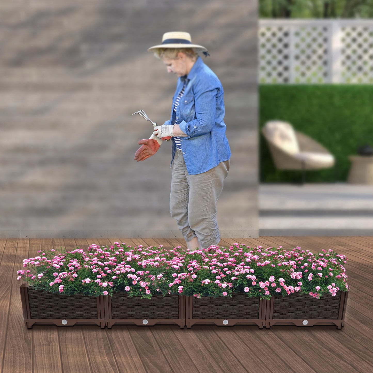 Outdoor Large Planter Box