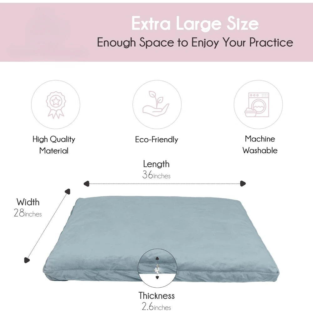 Premium Velvet Zabuton Meditation Cushion