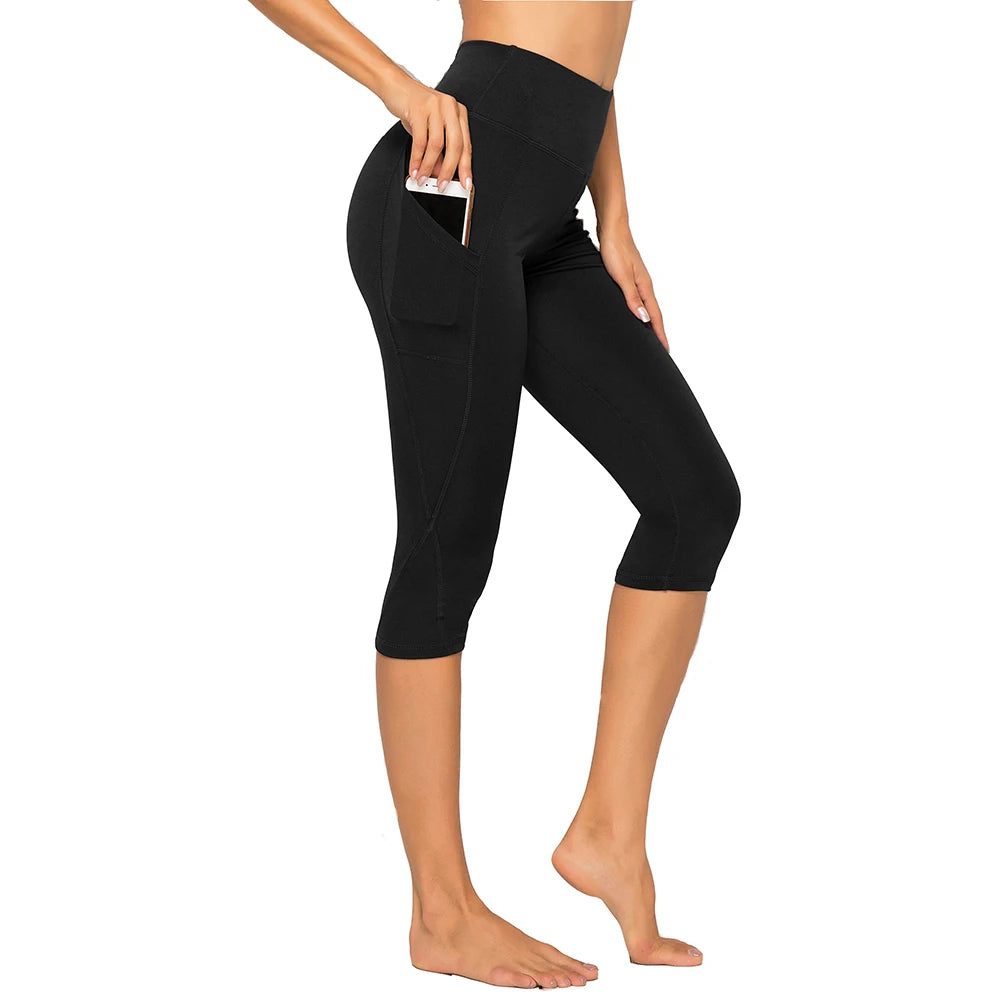 Yoga Leggings With Pocket Push Up High Waist