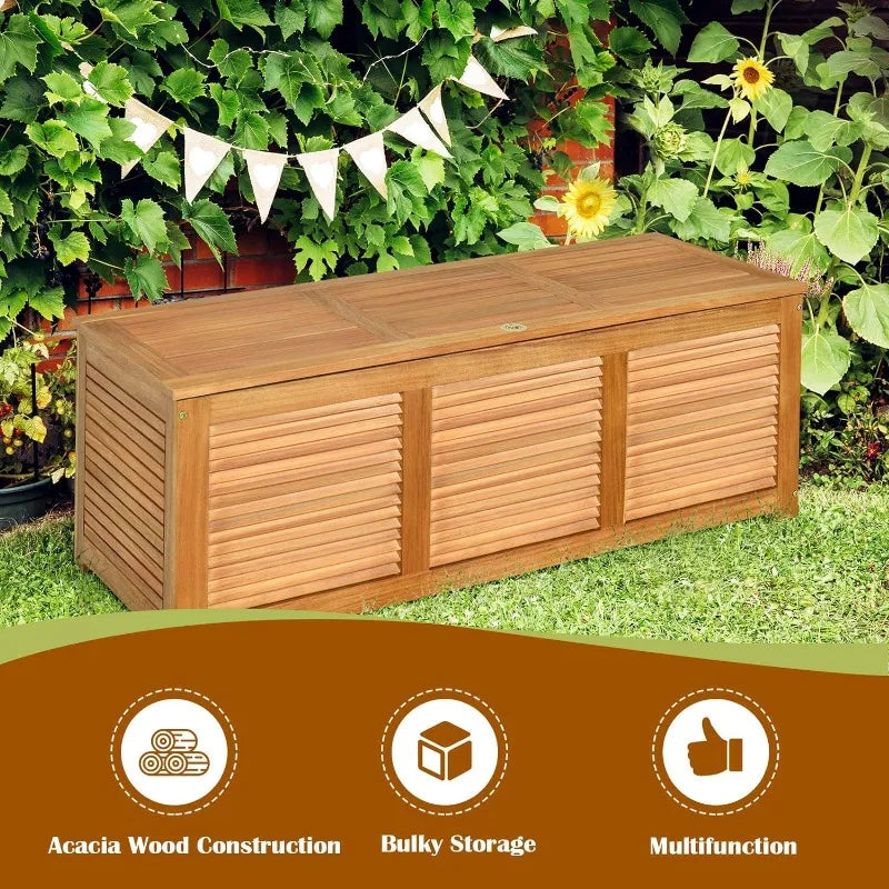 Outdoor Storage Container for Patio Furniture Cushions