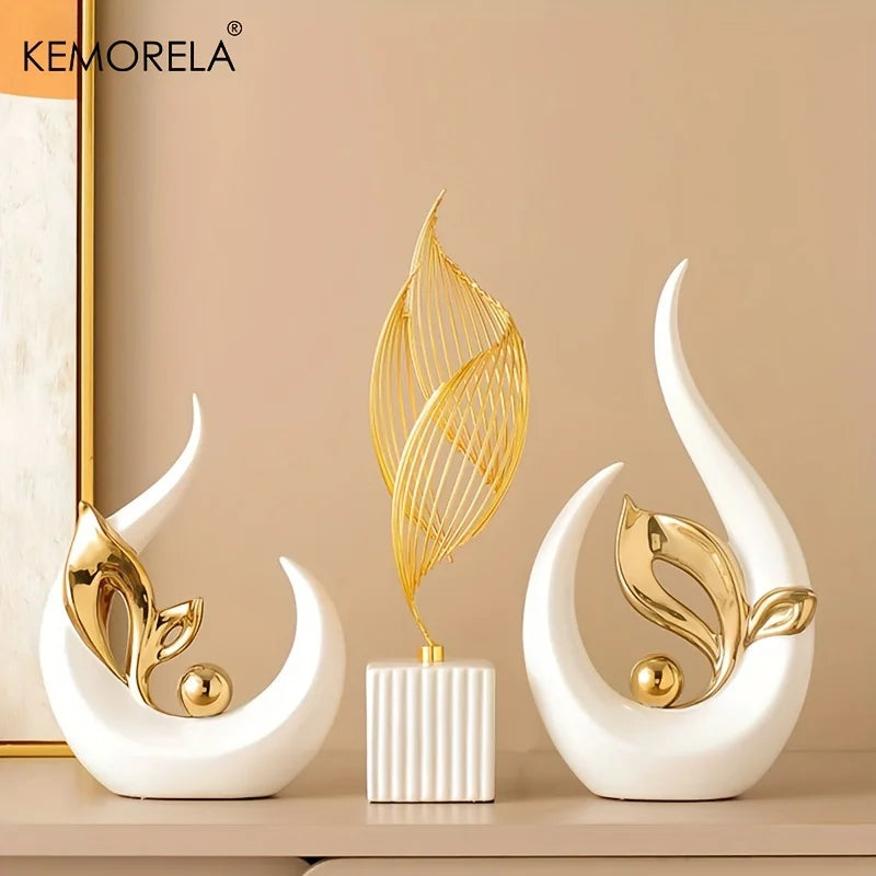 Modern Living Room Decoration Sculptures and Figurines - Serenity Syngery Shop 