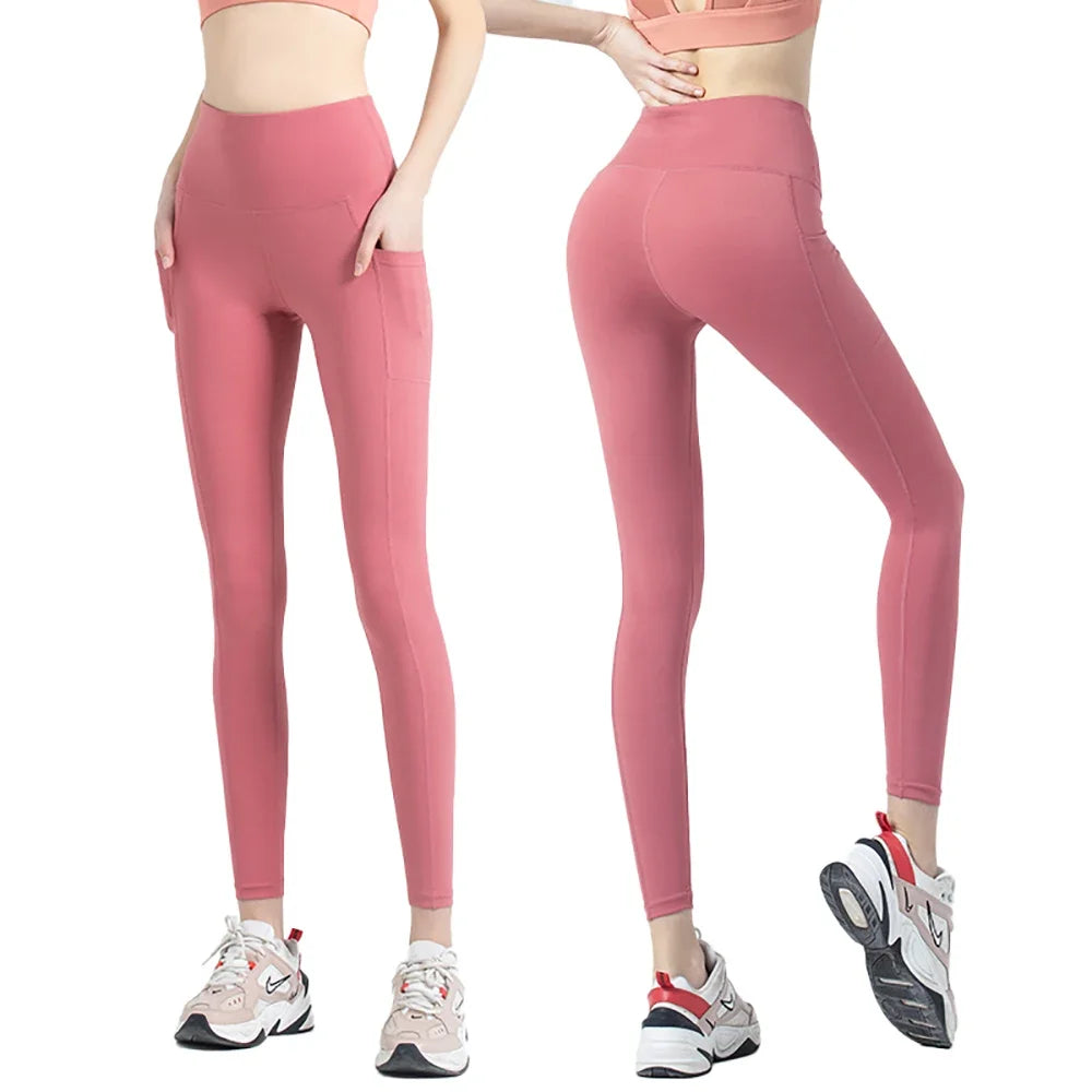 High Waist Leggings Running Comfortable Yoga Pants