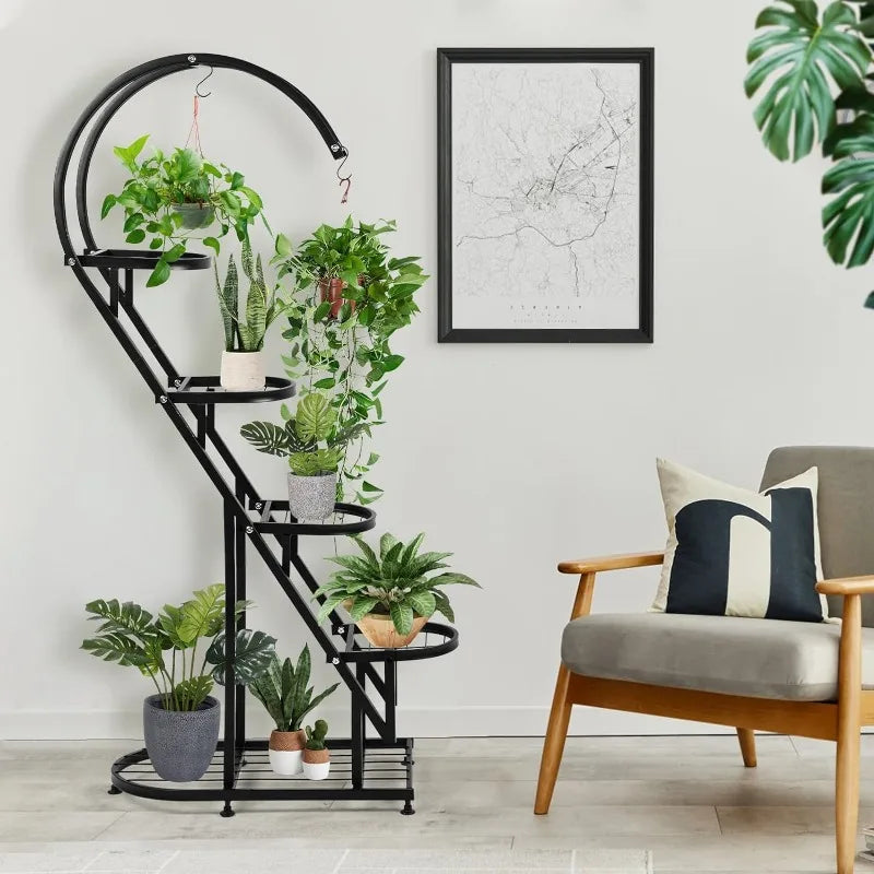 6-Tier wrought iron Plant Stand