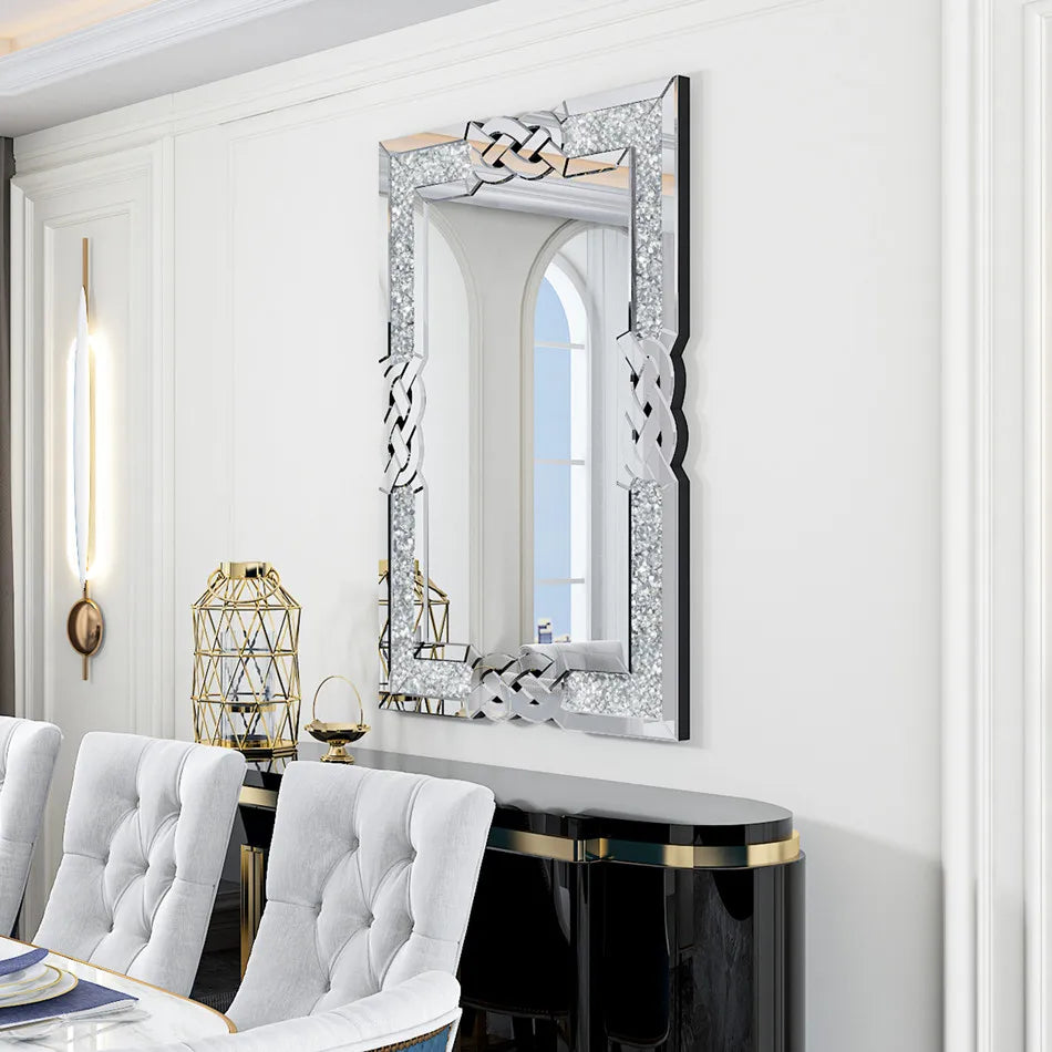 Decor Mirror Explosion-proof Crystal Crush Diamond Mirror