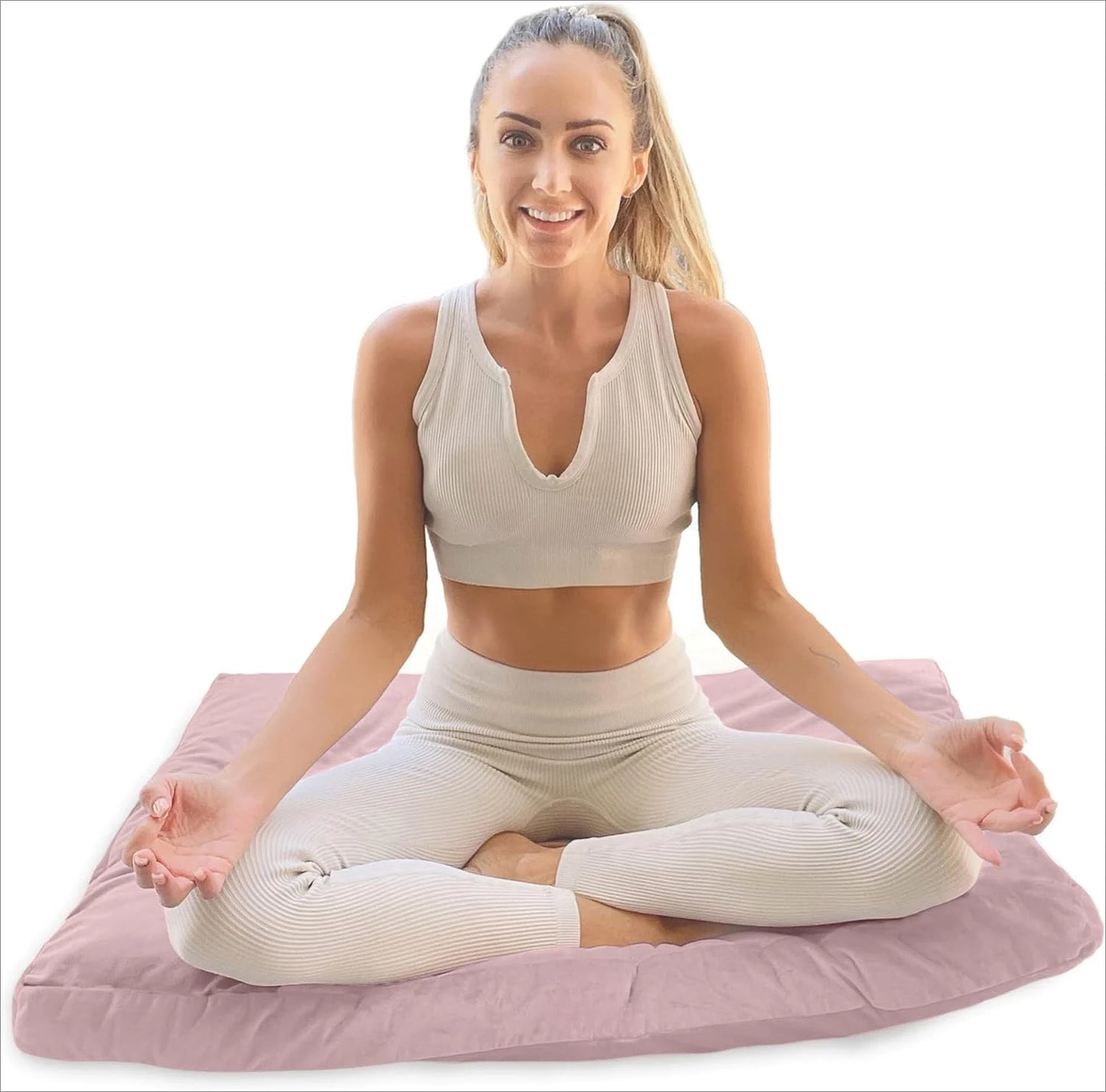 Premium Velvet Zabuton Meditation Cushion