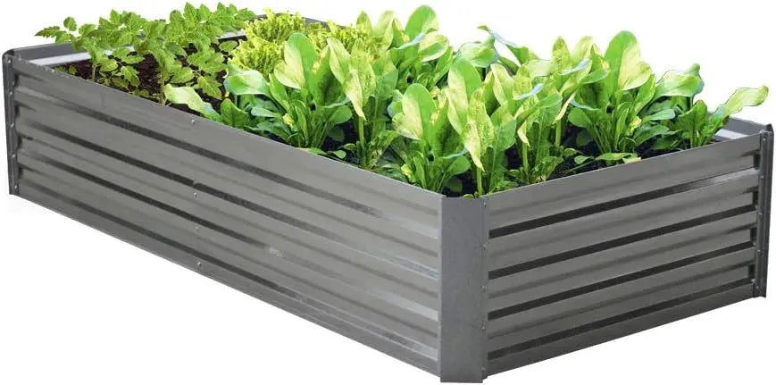 Galvanized Raised Garden Bed Steel Outdoor Planters