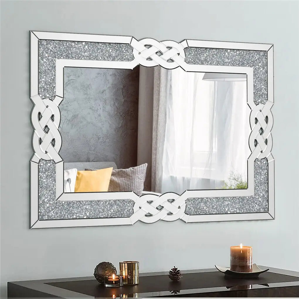 Decor Mirror Explosion-proof Crystal Crush Diamond Mirror